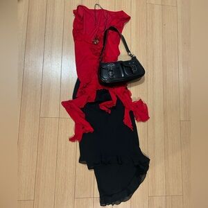 Black Women's Midi Skirt